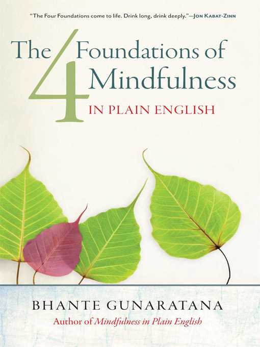 Title details for The Four Foundations of Mindfulness in Plain English by Henepola Gunaratana - Wait list